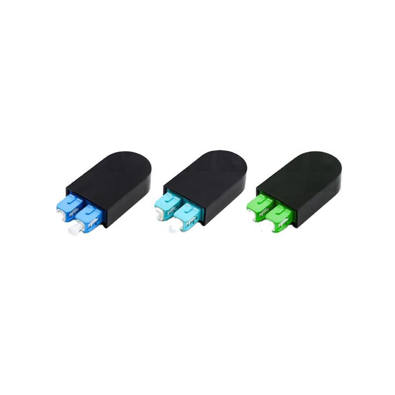 Factory Wholesale PC Material SC/UPC Duplex 50/125 OM3 OM4 Multimode SC UPC Fiber Loopback Module for Fiber Optic Equipment