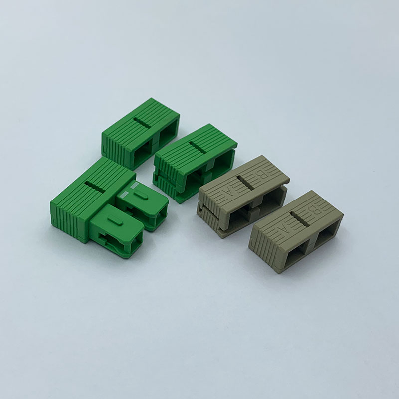 SC Duplex Clip for Fiber Optic Connector SC APC SM MM  Gray Green FTTH Patch Cord Kit Connector Latch with 1000pcs/pack