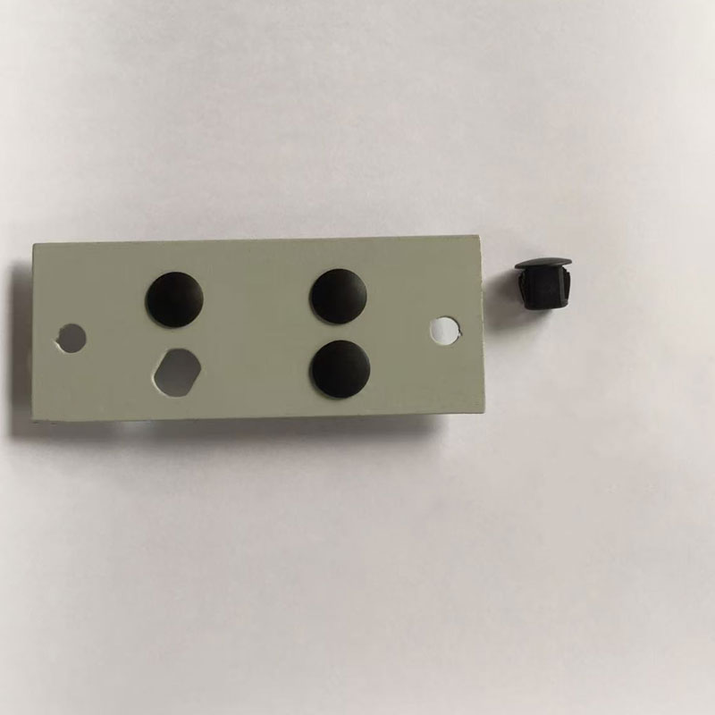 Fiber Optic Blank Plug for FC/ST Port Fiber Optic Adapter Dust Cover ST Dust Cap Protective Cover for Fiber Optic Cabinet Panel