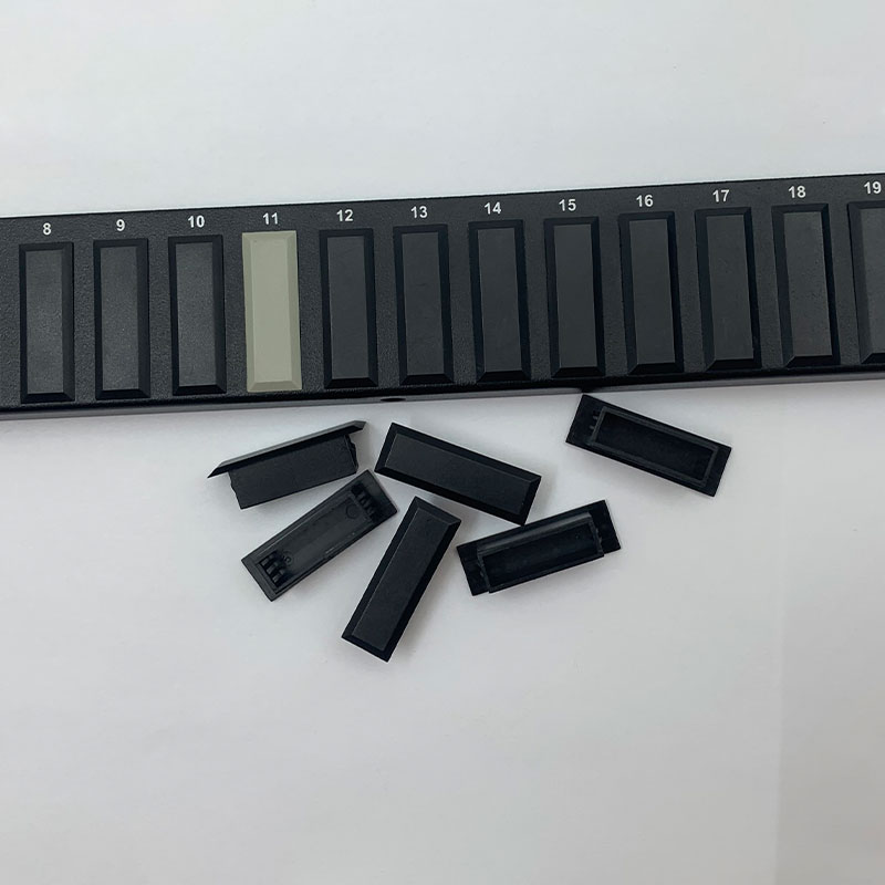 Large SC Duplex Dustproof Cover Dust Cover Panel Lid Adapter Cover Fiber Optic Blank Plug Dustproof Plastic Lid for Fiber Optic Cabinet