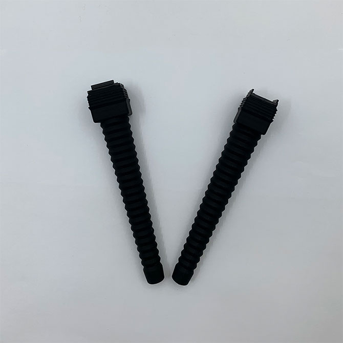 Factory Wholesale Circular Black Silicone Rubber Boot Fiber Optic Connector 5.0mm Cable Diameter NSN Waterproof Boot