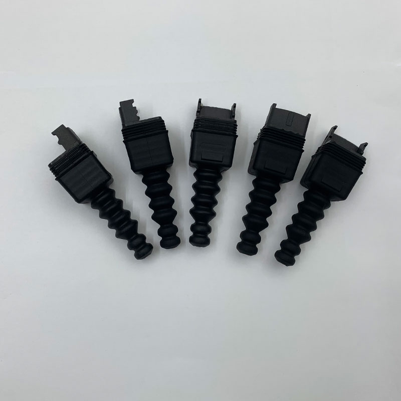 IP68 Outdoor Waterproof Fiber Connector Cable 5.0mm NSN Boot Fiber Optic Simplex Duplex Fiber Cable Short Waterproof Boot