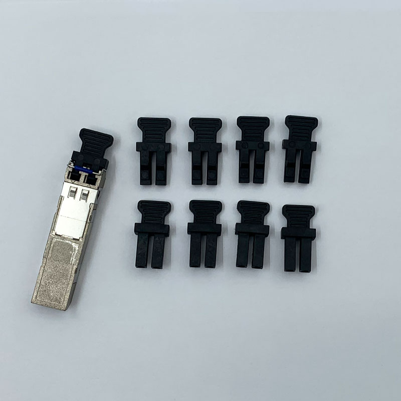 LC Fiber Adapter Dust Plug Industrial-Grade Fiber Optic Connector Dust Cover Dust Cap for Optical Communication Equipment