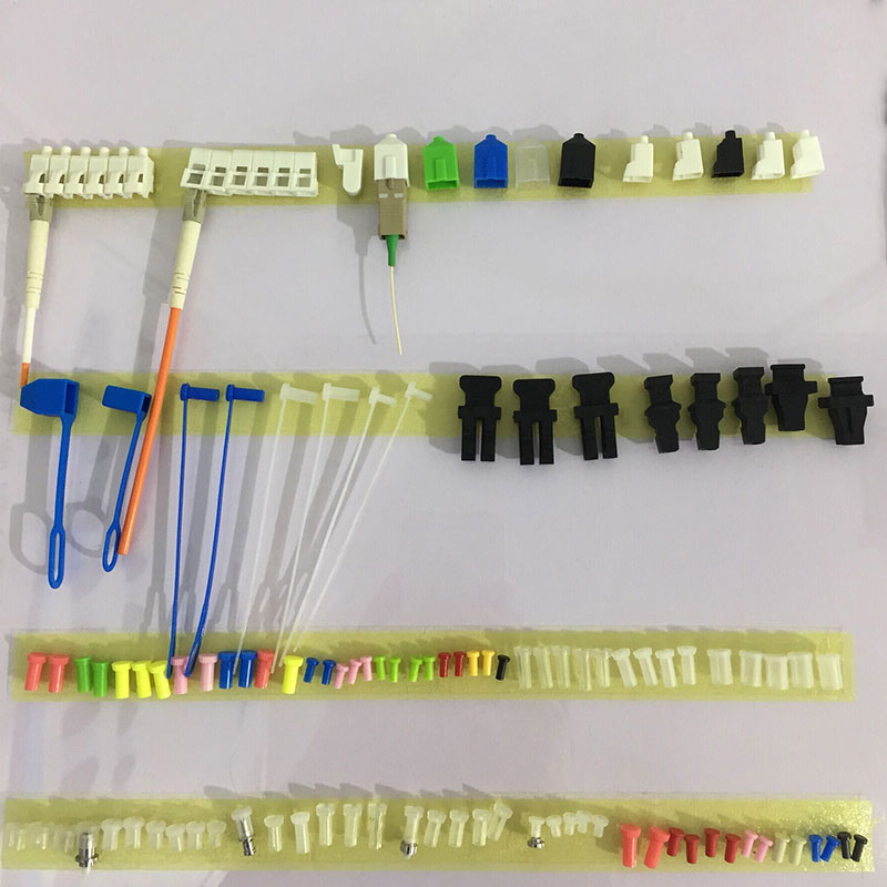 SC FC LC ST Fiber Optic Patch Cord Dust Caps Fiber Optic Connector Components Dust Caps Ceramic Ferrule Dust Caps
