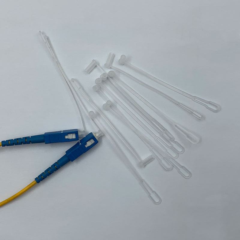Transparent Anti-loss Long Tail Optical Fiber Jumper Dust Cap SC Ferrule Optical Fiber Connector Dust Plug Dust Cap in Stock