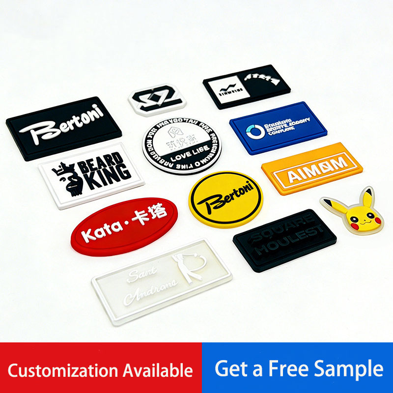 Custom Silicone Labels, 3D PVC Soft Rubber Patches, and 3D Silicone Heat Transfer Logos — Bespoke Accessories for Apparel and Luggage