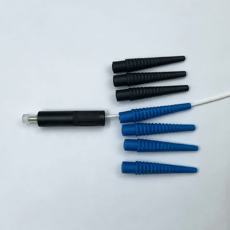 Fire-Retardant V0 TPE High Power Optical Fiber Connector Boot FSMA Fibra Optica Cable Connector SMA905 Connectors Tail Sleeve