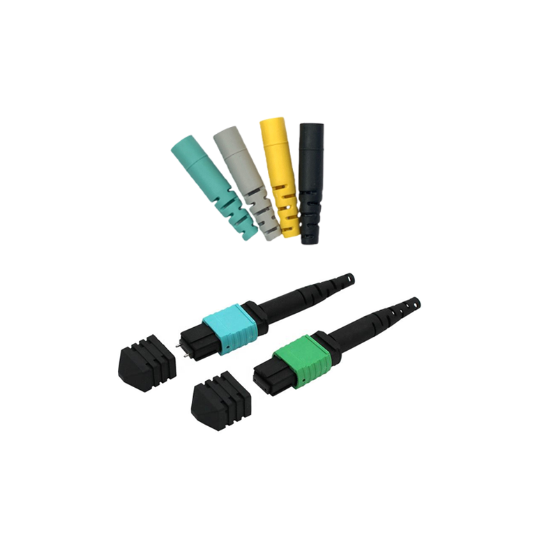 Fire-Retardant V0 TPE Waterproof 4.0mm MPO Fiber Optic Connector Tail Sleeve For Communication Cables