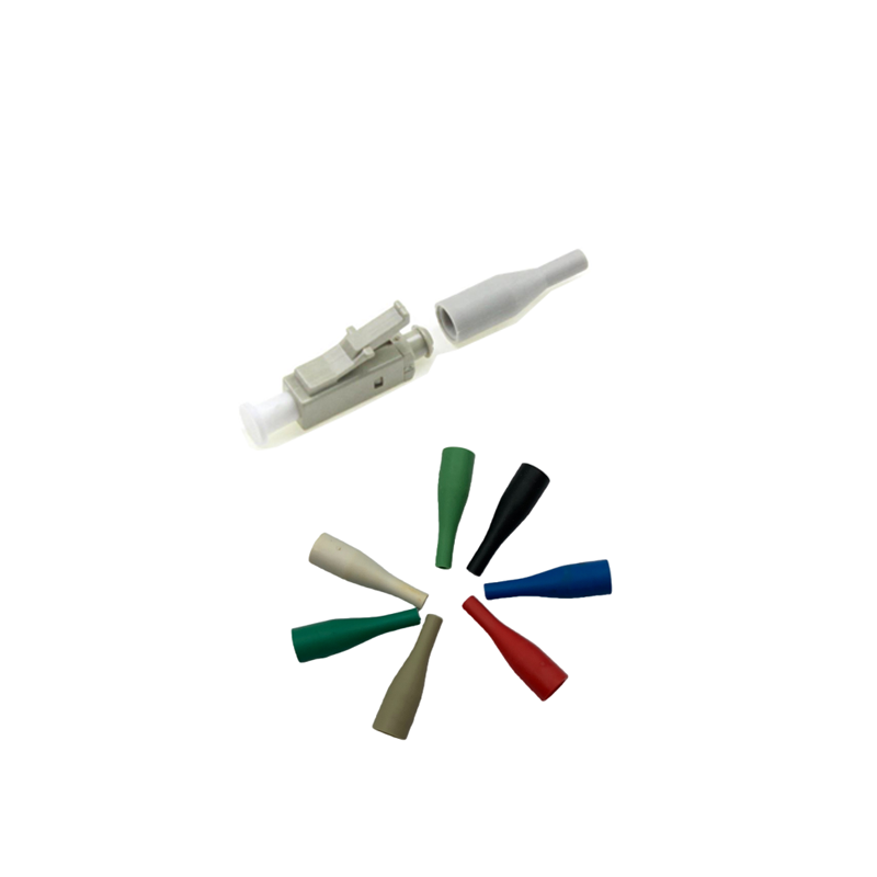 Factory Wholesale FTTH Quick Connector LC UPC 16.5mm Length 0.9mm Optic Fiber Cable Connector Boot for Fiber Optical Equipment
