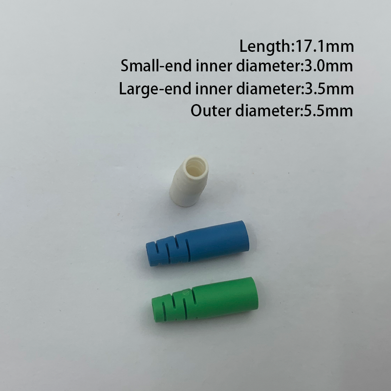 Simplex Waterproof Fire-Retardant V0 TPE Material LC 2.0mm Fiber Optic Connector Boot for Telecommunications Components