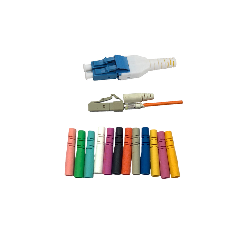 29mm Length 3.0mm Connector Boot LC Fiber Optic Connector Plastic Boots End Sleeve