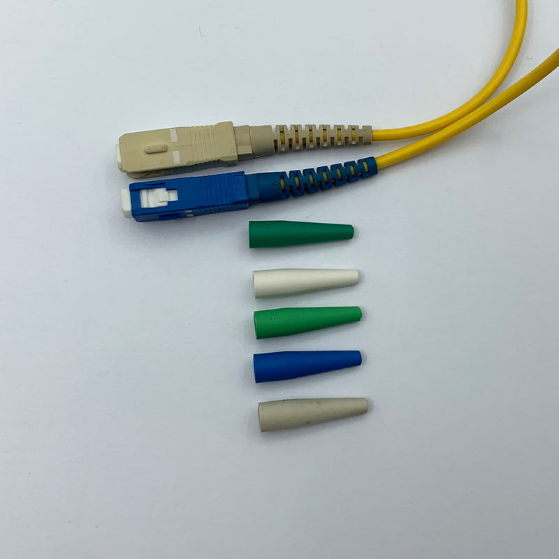 Factory Wholesale Waterproof FTTH Network 23mm Length 2.0mm SC UPC Fiber Optic Pigtail Patch Cord Connectors Boot End Sleeve