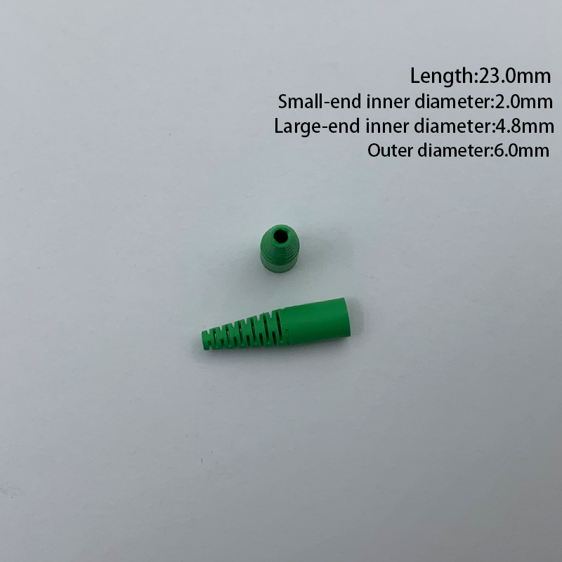 Factory Wholesale 23mm Length 2.0mm SC Fiber Optic Connector Single Mode FTTH Boot Tail Sleeve