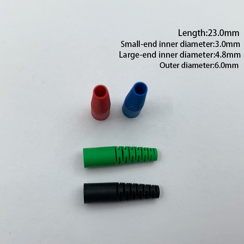 Single Mode 23mm Length Simplex 3.0mm Boot Fiber Optic Connector SC APC FTTH Generic Fiber Optic Connectors Tail Sleeve