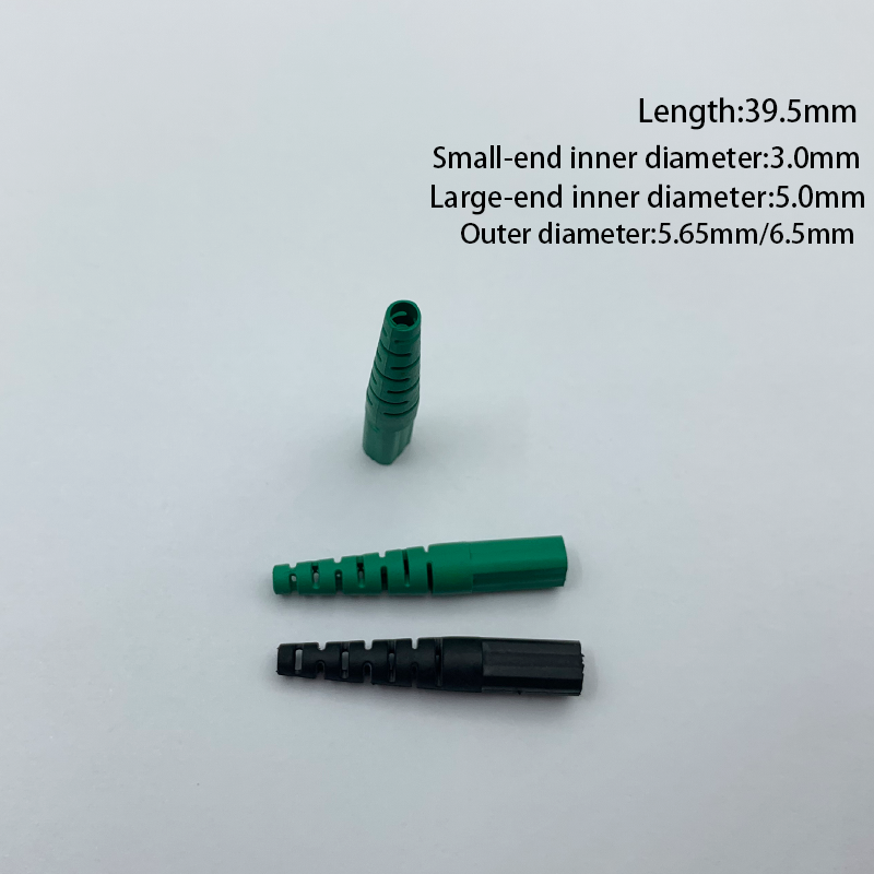 Optical FTTH Network Waterproof Fibre Pigtail Patch Cord End Sleeve 3.0mm SC APC Connector Fiber Optic Boot Tail Sleeve