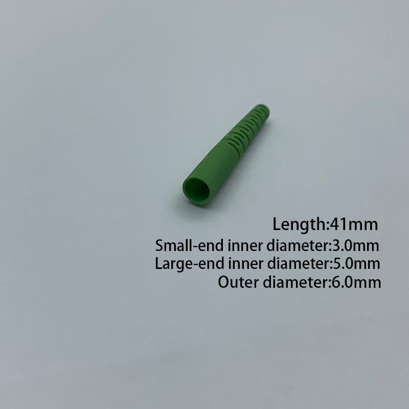 Factory Wholesale Universal Tail Sleeve Low Price Waterproof Plastic Sleeve for SC Fiber Optic Connector Boot 41mm Length 3.0mm