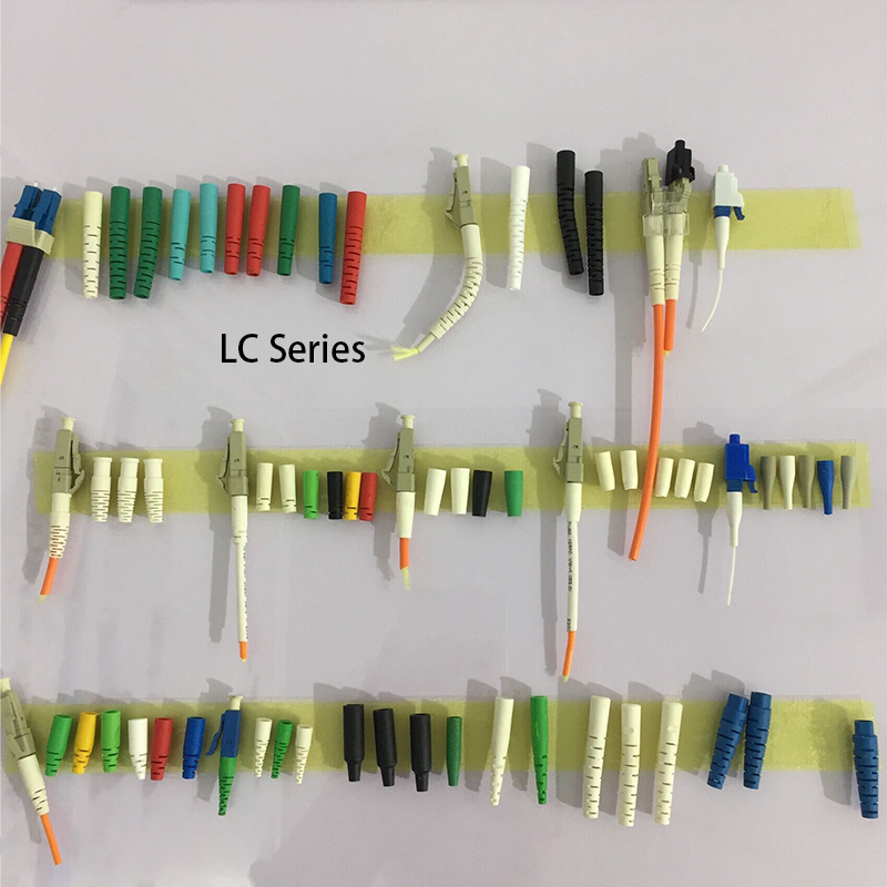 LC 0.9/2.0/3.0 Fiber Patch Cord Connector Boot Telecom Fiber Patch Cord Connector Components Tail Sleeve