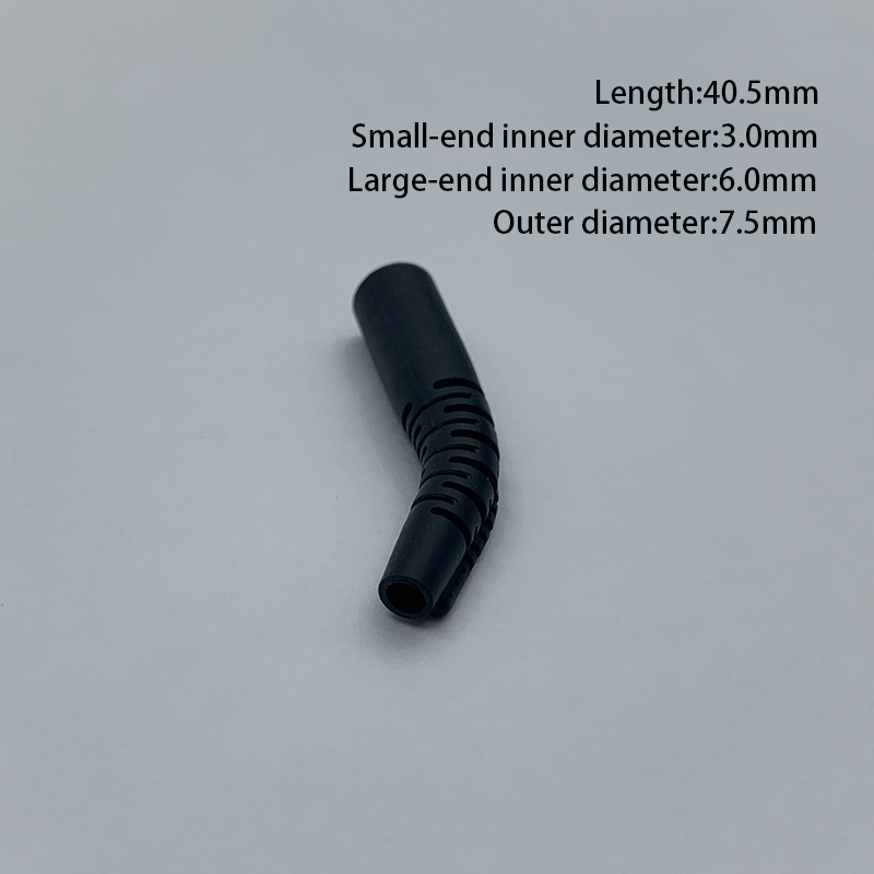 Custom FC Fiber Optic Boot Retardant Heat Resistant Tail Sleeve 40.5mm Length 3.0mm Bendable FC Fiber Optic Connector End Sleeve