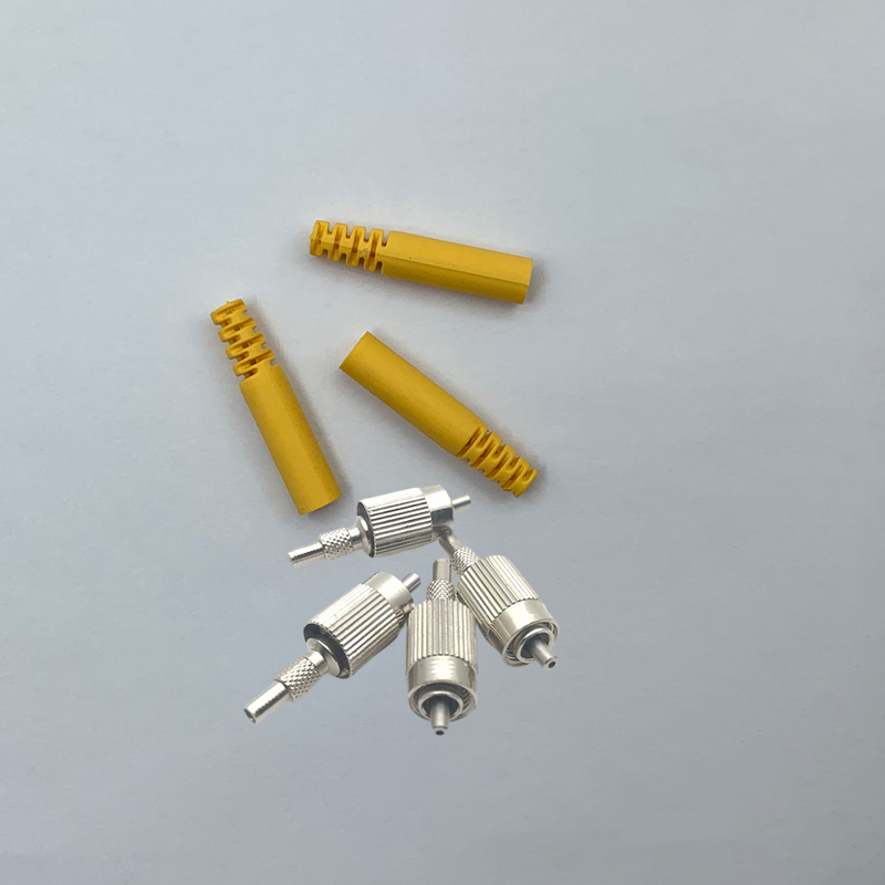 Guangdong Factory Wholesale ST SM MM Fiber Optic Connector Parts ST 28.5mm Length 2.0mm Connector Boot Tail Sleeve