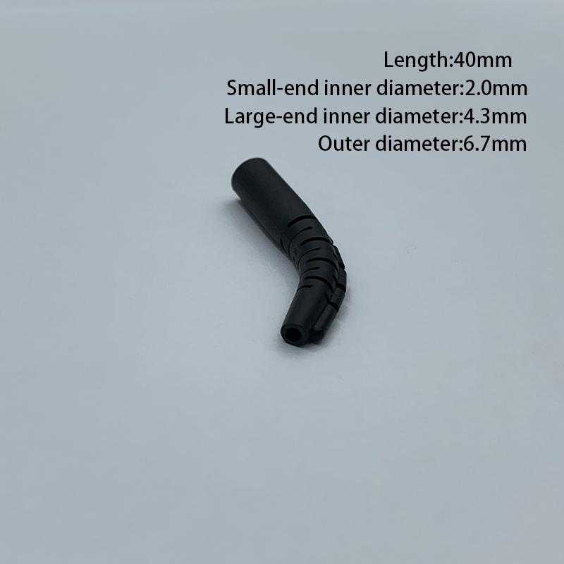 Bendable ST Sleeve Fiber Optic Sleeve Fire-Retardant V0 TPE Plastic ST Fiber Optic Connectors protection Boots End Sleeve