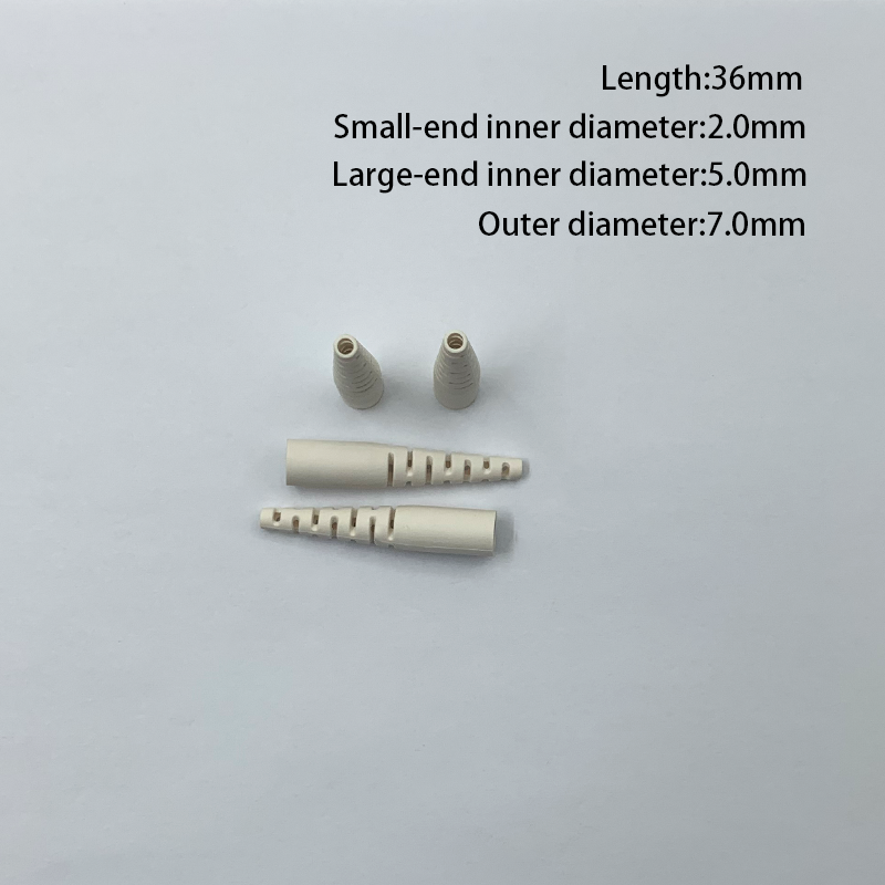 Factory Wholesale 36mm Length 2.0mm Plastic Fiber Optic Connector Boot ST Fiber Optic Connector Tail Sleeve