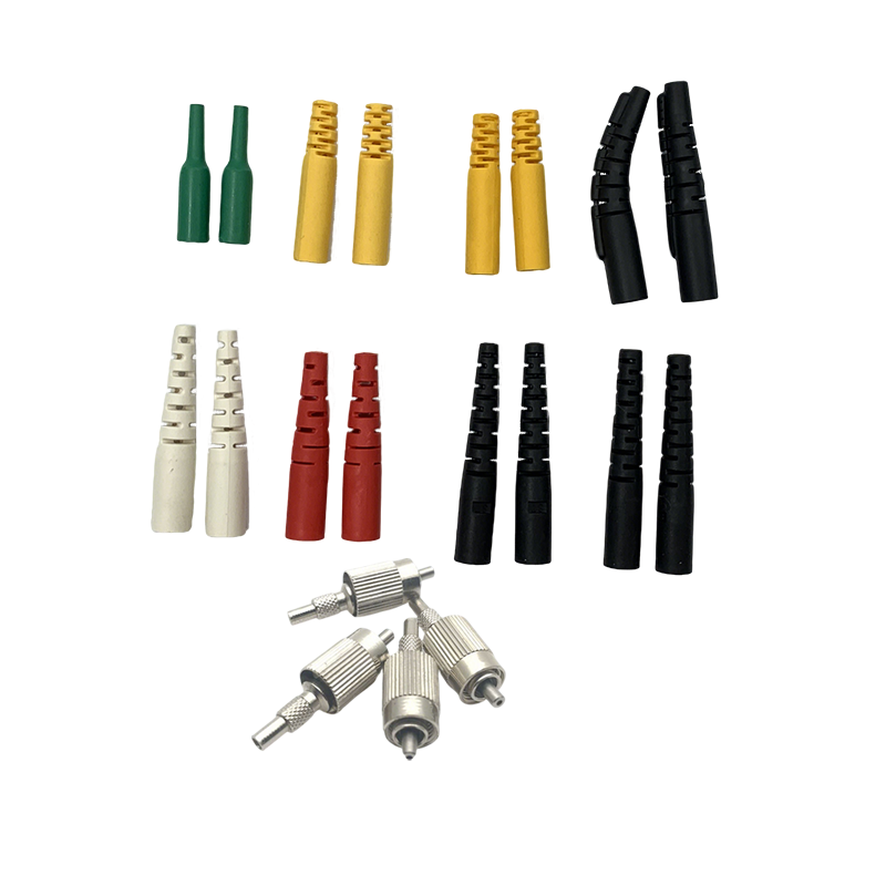 Multi Type Multi Size 0.9mm 2.0mm 3.0mm ST Fiber Optic Connector Boot Connectors Plastic End Sleeve