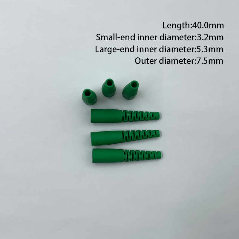 Low Price FC Fiber Optic Connector Assemblies Accessories Singlemode Simplex 40mm Length 3.0mm In-Line Connector Tail Sleeve