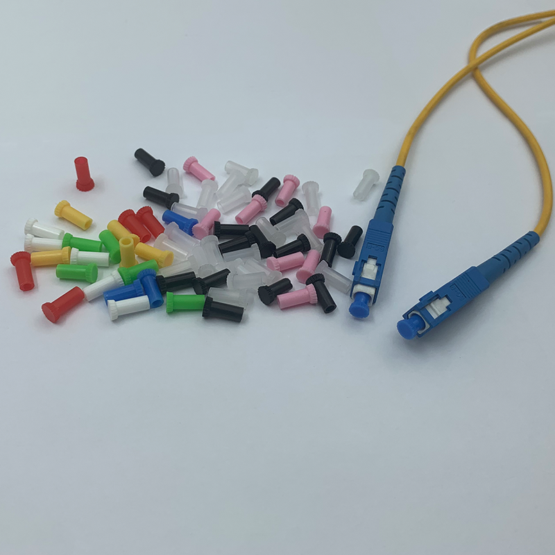 Factory Price Multi-color SC Ferrule Dust Cap SC Fiber Optic Connector Dust Cap With 1000pcs/pack